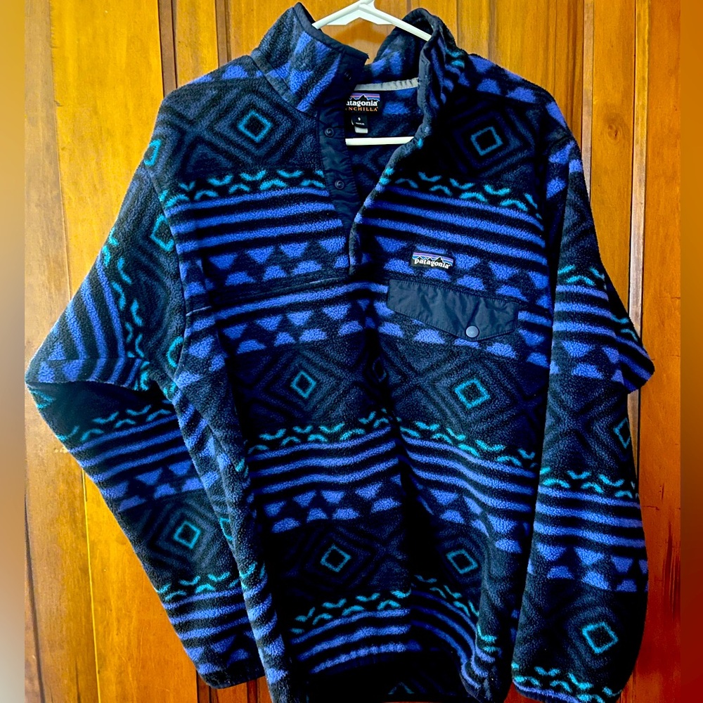 Patagonia Aztec print fleece rare